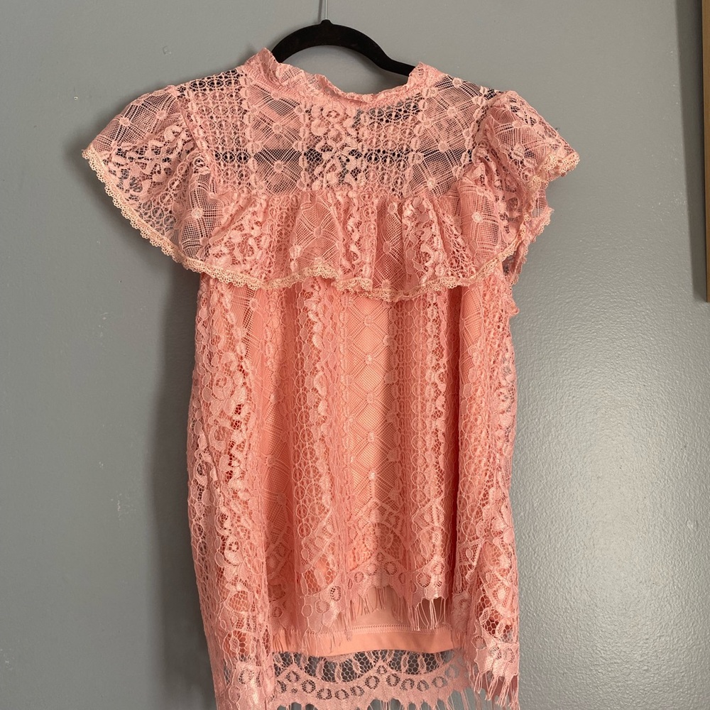 Pink blouse